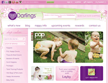 Tablet Screenshot of darlingsdownunder.com.au